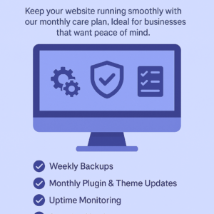 WordPress Website Maintenance – 1 Month Subscription
