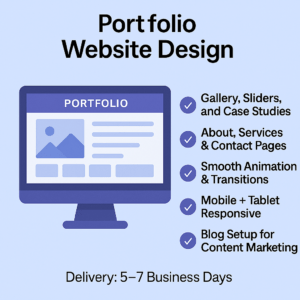 Portfolio Website Design (For Creatives & Agencies)