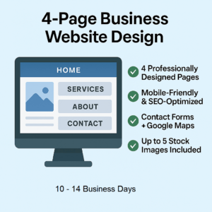 4-Page Business Website Design