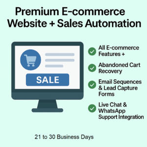 Premium E-commerce Website + Sales Automation